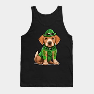 Dog Sleepy But The St. Patrick's Day Holiday Are Coming Tank Top